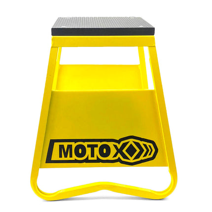 Heavy Duty Steel Box Stand MX, Large / 430mm High MX Stand, This Stand Doesn't Come With The Moto Sticker Now