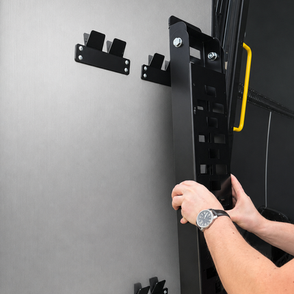 Single Loading Ramp Transport Storage Hanger 3mm Steel - Black