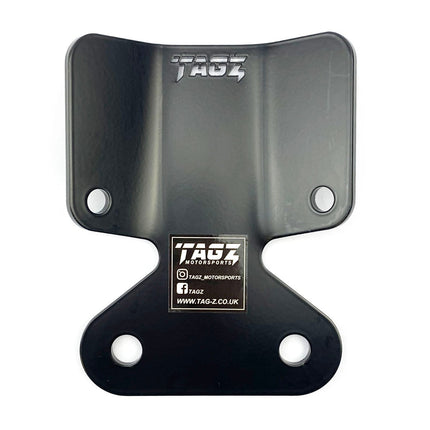 5mm Heavy Duty Plate Black, Tow Bar Bumper Protector Plate
