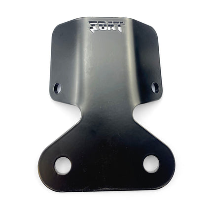 5mm Heavy Duty Plate Black, Tow Bar Bumper Protector Plate
