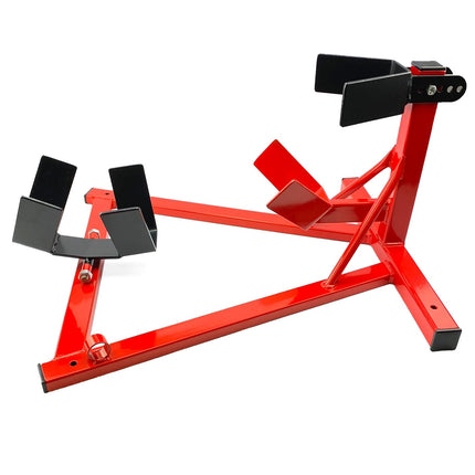 Roll On Wheel Chock Red/bk, Heavy Duty Roll On Shoe