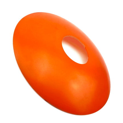 Sidecar Wheel Disk Cover, Orange / Universal Fitment