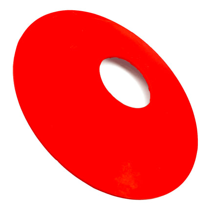 Sidecar Wheel Disk Cover, Red / Universal Fitment