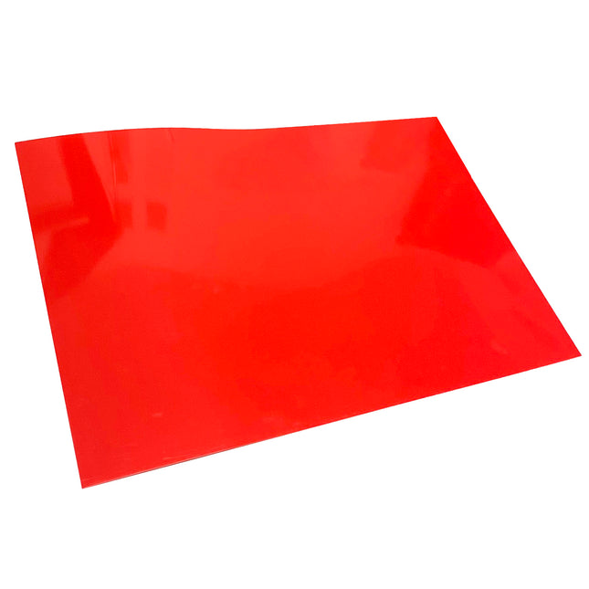 Sidecar Plastic Sheet Cover Red Universal Fitment - 1000mm x 680mm x 2mm
