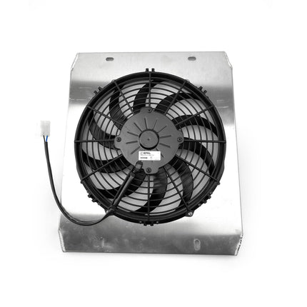 Shroud & Fan Kit, Spal Fan, Radiator, Quad Pass, High Efficiency