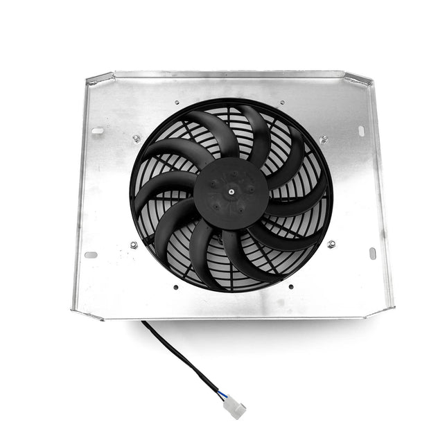 Shroud & Fan Kit, Spal Fan, Radiator, Quad Pass, High Efficiency
