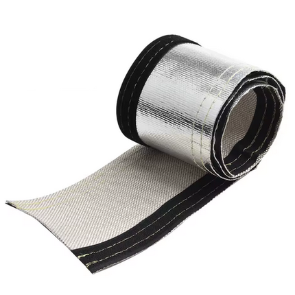 Exhaust Wrap Metallic Heat Shield Manifold Downpipe High Temperature Tape