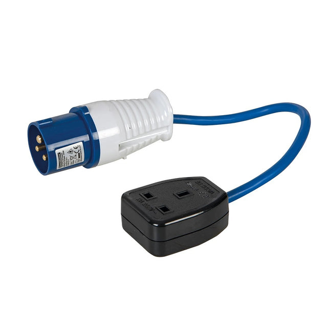 Powermaster Fly Lead Converter, 16A - 13A