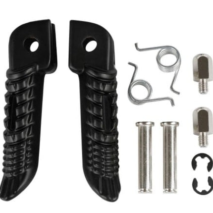 Foot Peg Rest Set Suzuki Front Black, 43516-37H00, 43526-37H00