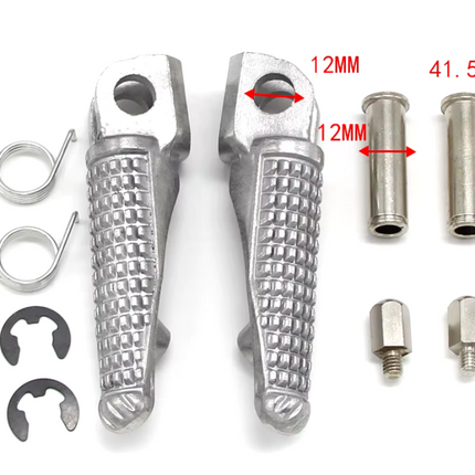 Foot Peg Set Front Kawasaki Ninja ZX-6R 9R 10R 650R Z1000 Zzr 600 1200 34028-0060 34028-0059