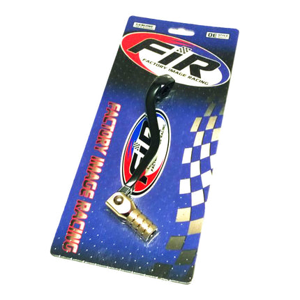 Gear Lever Shift KX 60 80 85, Aluminium Forged 13242-1210, FIR Brand, Black & Titanium
