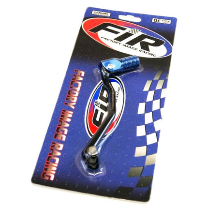 Gear Lever Black / Blue Tip, Aluminium Forged 1C3-18110-00, FIR Brand, YZ125 / YZ250