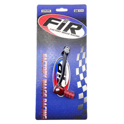Gear Lever Shift CRF 50 01-17, Aluminium Forged 24701GEL770, FIR Brand, Black & Red