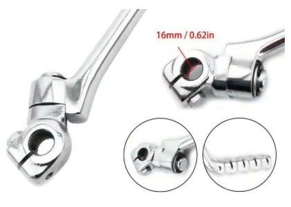 Kick Starter Lever 74-84 Kawasaki Ke Kl KLX Kdx KX Kz 125 175 200 250 16mm 13064-1027