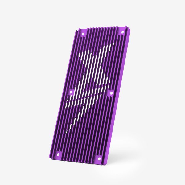 EBMX X-9000 Motor Controller Heat Sink Version 2 Purple