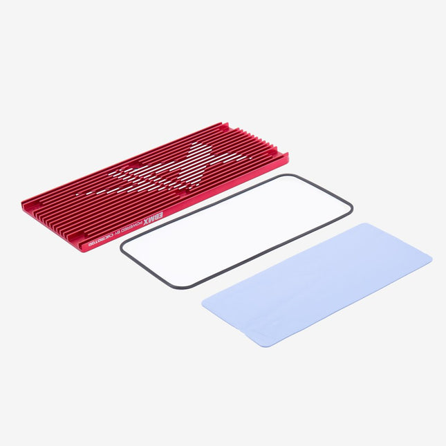 EBMX X-9000 Motor Controller Heat Sink version 3 Red