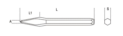 Cape Chisel 125mm - Beta Tools 36 125