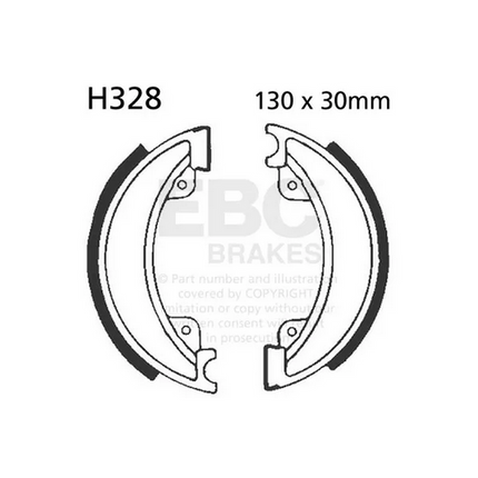 Brake Shoes Honda CR250 CR480 Ebc H328 S328