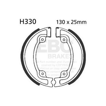 Brake Shoes Ebc H330 S330