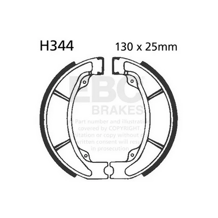 Brake Shoes Ebc S344 H344