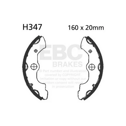 Brake Shoes Honda Ebc S347 H347