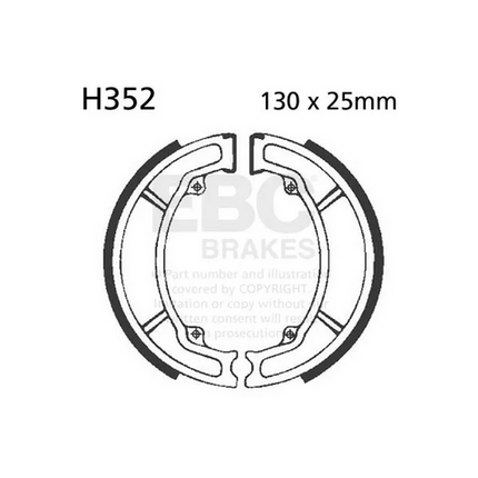 Brake Shoes Honda Hero Ebc H352