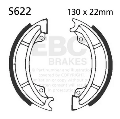 Brake Shoes Suzuki Ebc S622