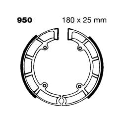 Brake Shoes Cz|jawa Ebc 950