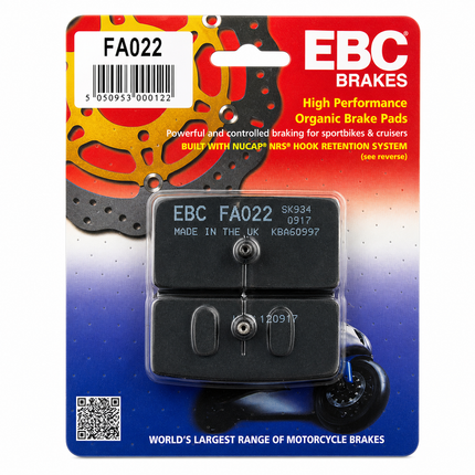 Brake Pads Semi-metal Ebc FA022