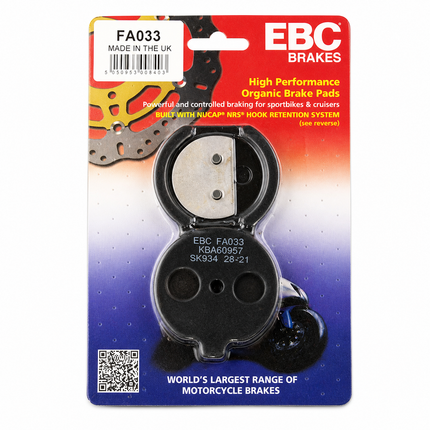 Brake Pads Kawasaki Ebc FA033