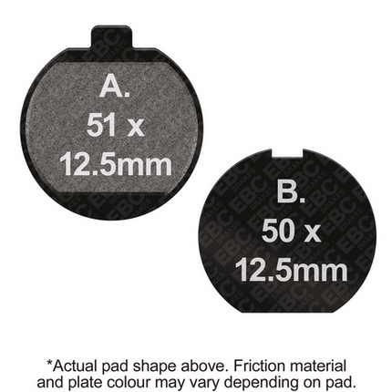 Brake Pads Semi-metal Kawasaki Z650 Z750 Ebc FA037
