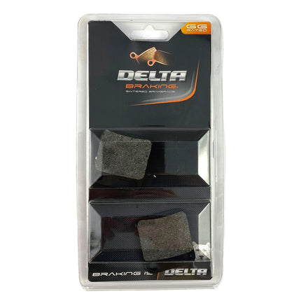 Brake Pads Semi-metallic Sm, Delta Braking, BP002SM0F