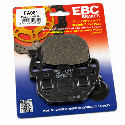 Brake Pads Yamaha Ebc FA061