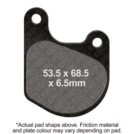 Brake Pads Std Semi-metal Harly-davidson Ebc FA071