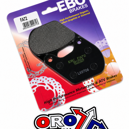 Brake Pads Std Semi-metal Harley Davidson Ebc FA072