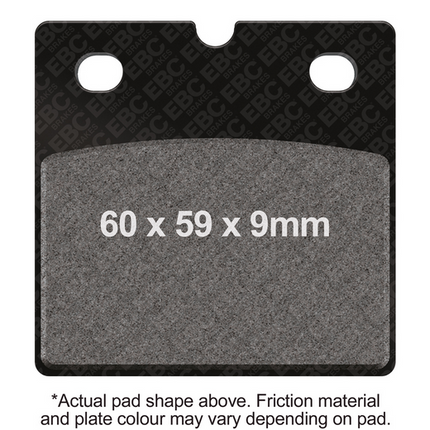 Brake Pads Std Semi-metal BMW Ebc FA077