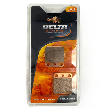 Brake Pads Sintered Metal Hs, Delta Braking Mx-n High Friction, BP003T05B Thick 6.5mm