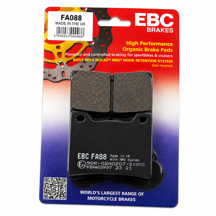 Brake Pads Yamaha Ebc FA088