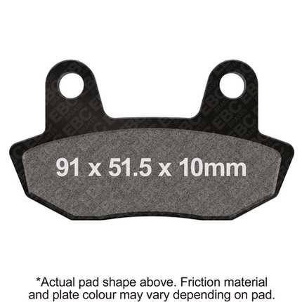 Brake Pads Std Semi-metallic Ebc FA090
