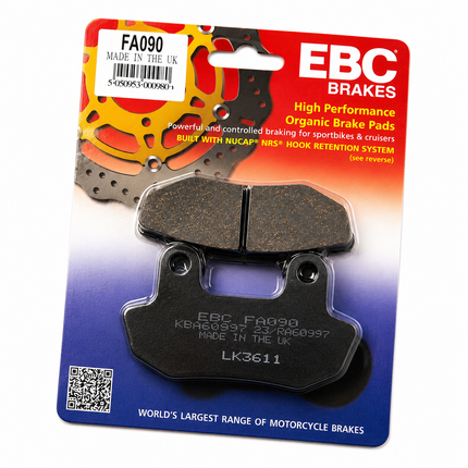 Brake Pads Std Semi-metallic Ebc FA090
