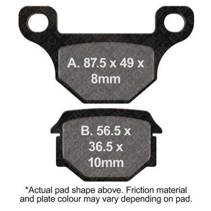 Brake Pads Std Rieju Suzuki Ebc FA093