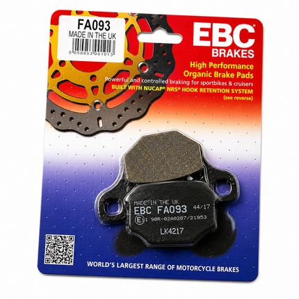 Brake Pads Std Rieju Suzuki Ebc FA093