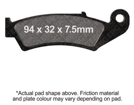 Brake Pads Honda Ebc FA125
