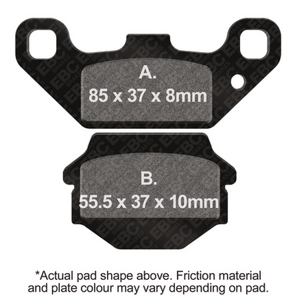 Brake Pads Kawasaki Suzuki Ebc FA128