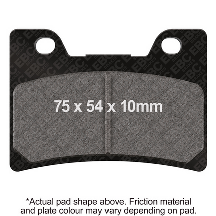 Brake Pads Semi-metallic Ebc FA160