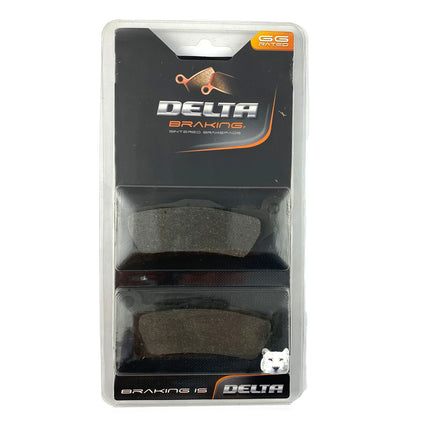 Brake Pads Semi-metallic Sm, Delta Braking, DB2220 Semi