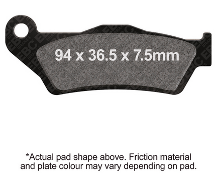 Brake Pads Std Carbon Based Ebc FA181HH