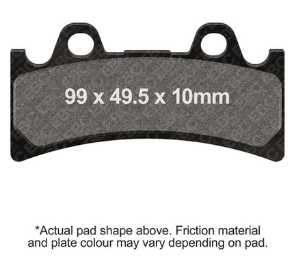Brake Pads Std Semi-metal Ebc FA190