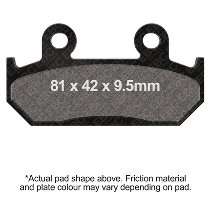 Brake Pads Std Kevlar Organic Harley Davidson Ebc FA203