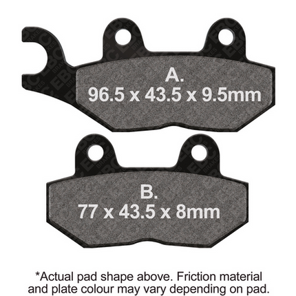 Brake Pads Triumph Hinckley Ebc FA214/2HH